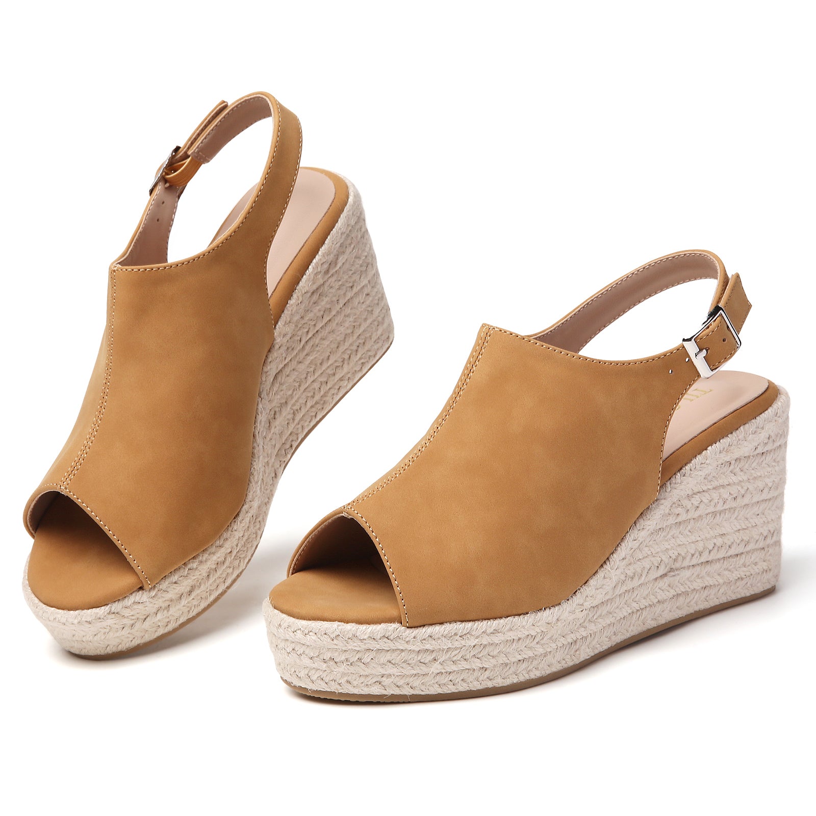 TILOCOW KHAKI WEDGE ESPAADRILLES