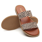 TILOCOW WOMEN LEOPAED SANDALS