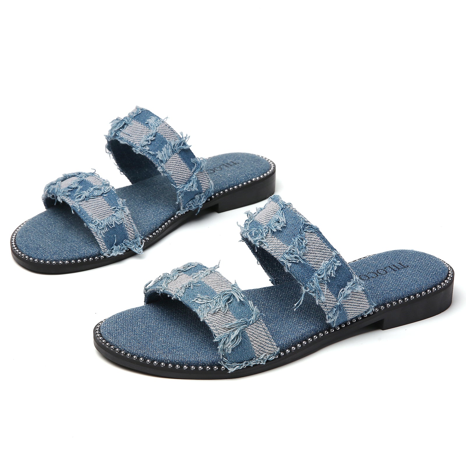 TILOCOW WOMEN BLUE SANDALS
