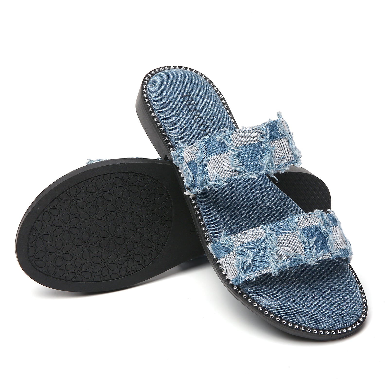 TILOCOW WOMEN BLUE SANDALS