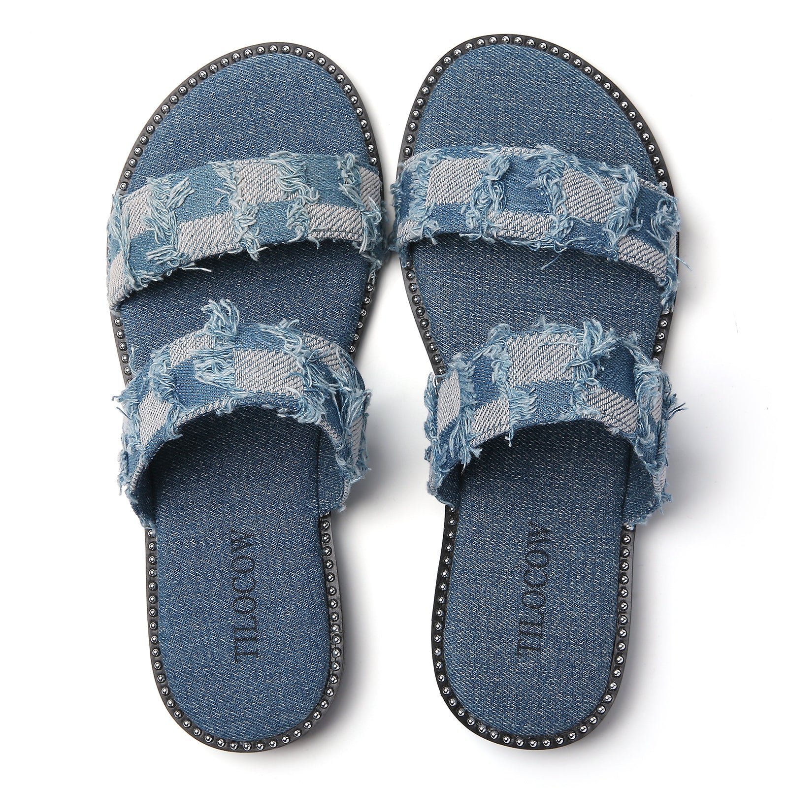 TILOCOW WOMEN BLUE SANDALS