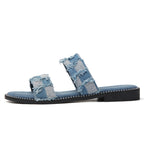 TILOCOW WOMEN BLUE SANDALS