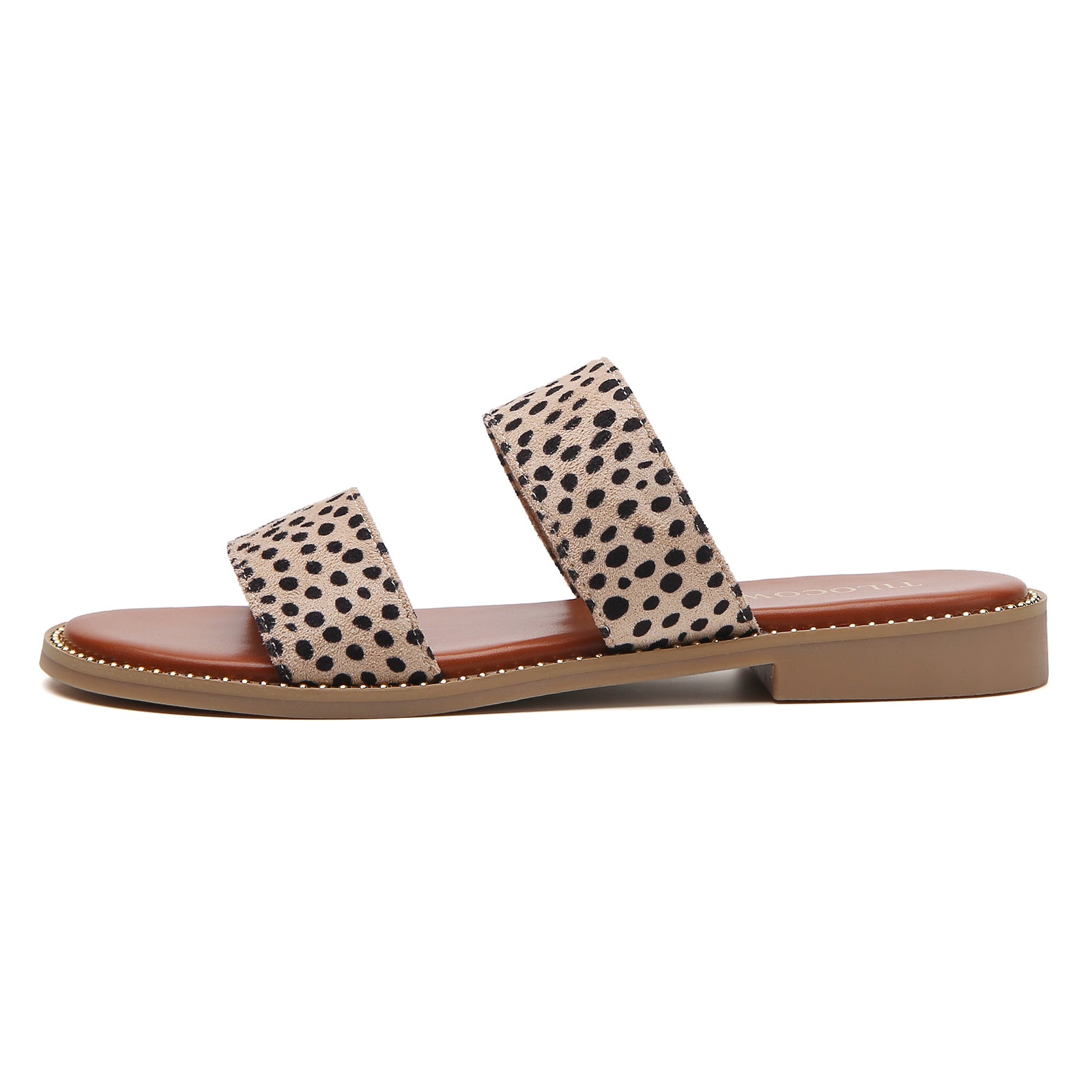 TILOCOW WOMEN LEOPAED SANDALS