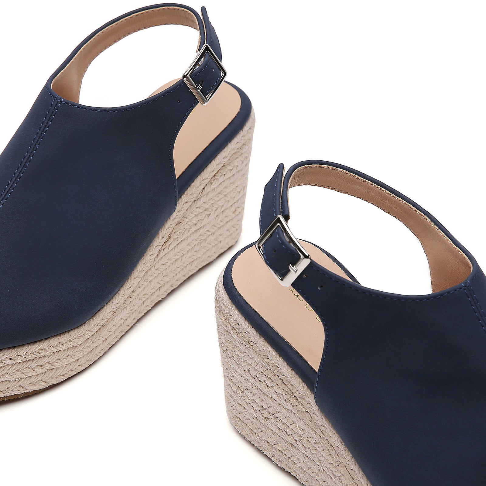 TILOCOW WOMEN  NAVY BLUE WEDGE ESPAADRILLES
