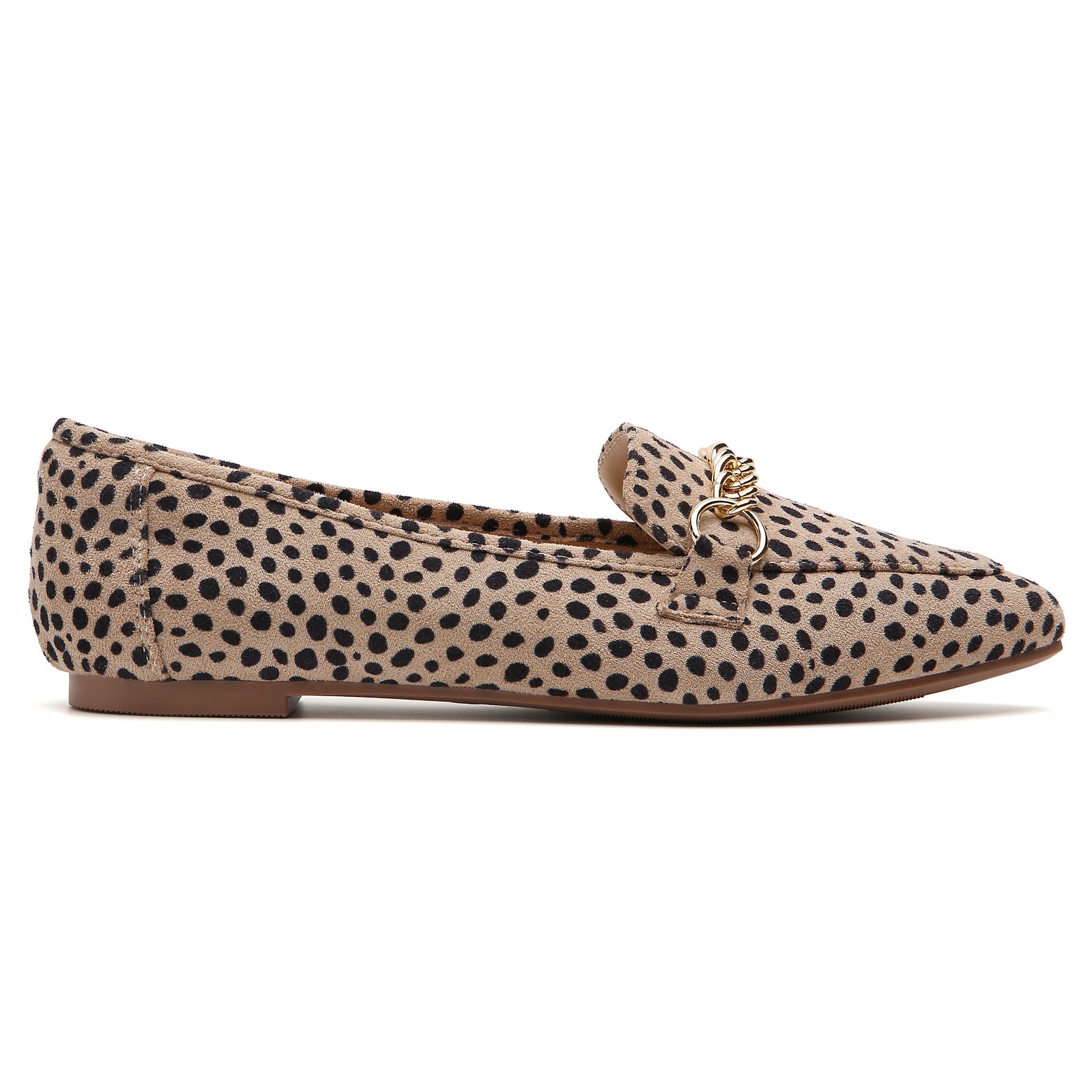 TILOCOW WOMEN LEOPARD FLAT LOAFERS