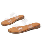 TILOCOW WOMEN TRANSPARENT SANDALS