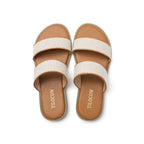 TILOCOW WOMEN BROWN BEIGE SANDALS