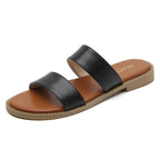 TILOCOW WOMEN BLACK SANDALS