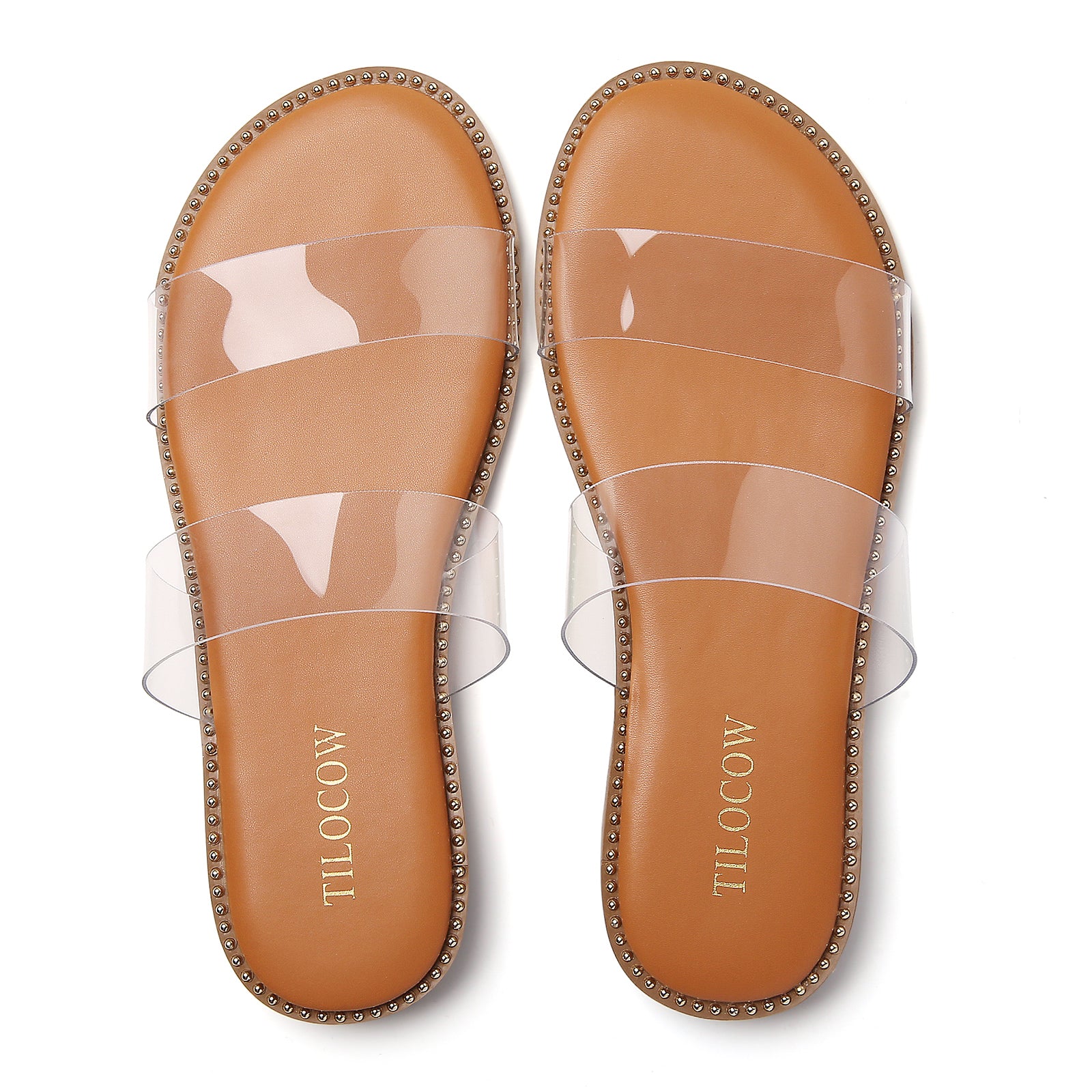 TILOCOW WOMEN TRANSPARENT SANDALS