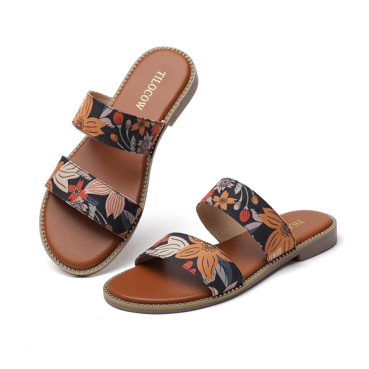 TILOCOW WOMEN FLORAL SANDALS