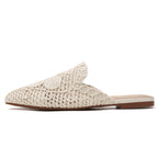 TILOCOW WOMEN LINE FLORAL FLAT MULES