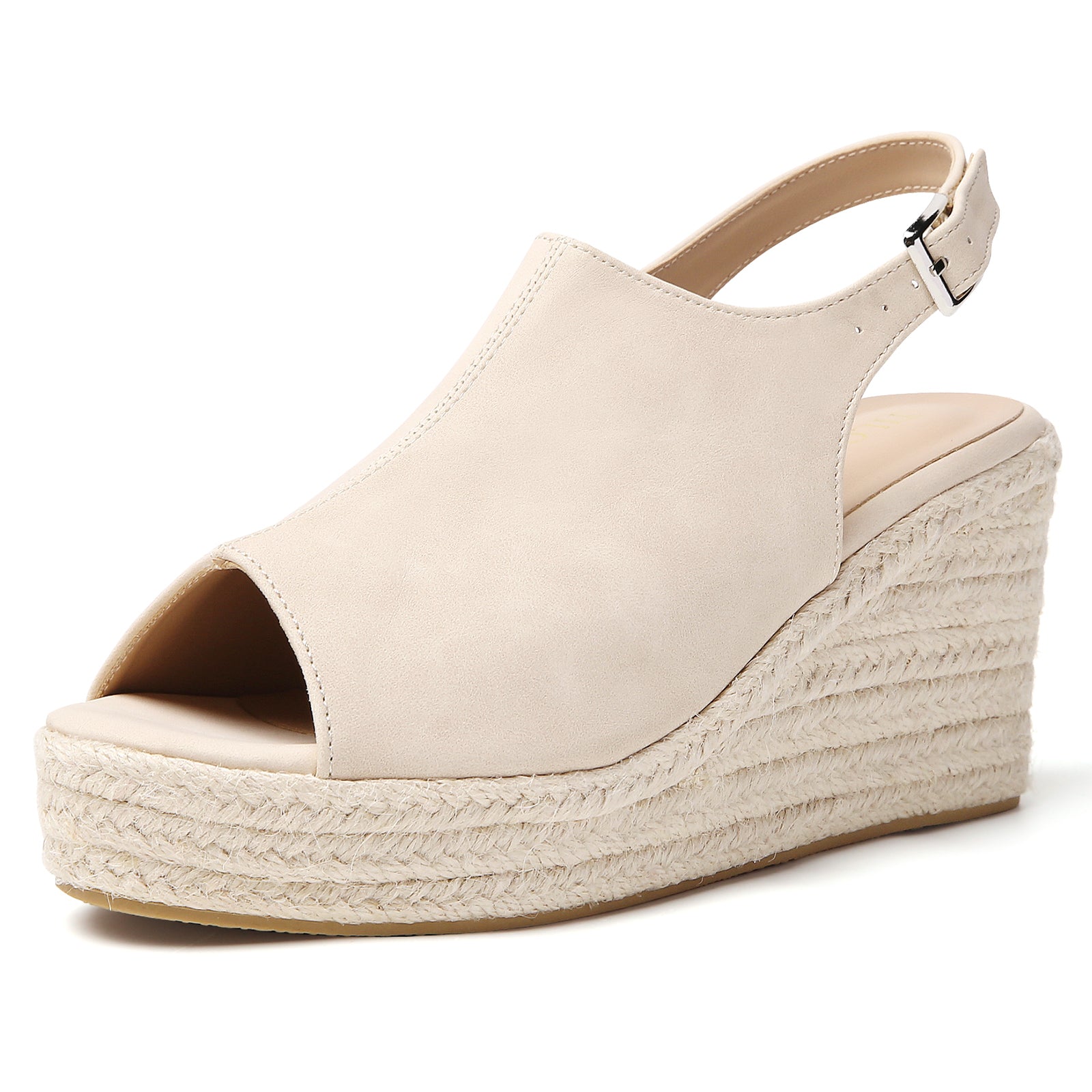 TILOCOW WOMEN BEIGE WEDGE ESPAADRILLES