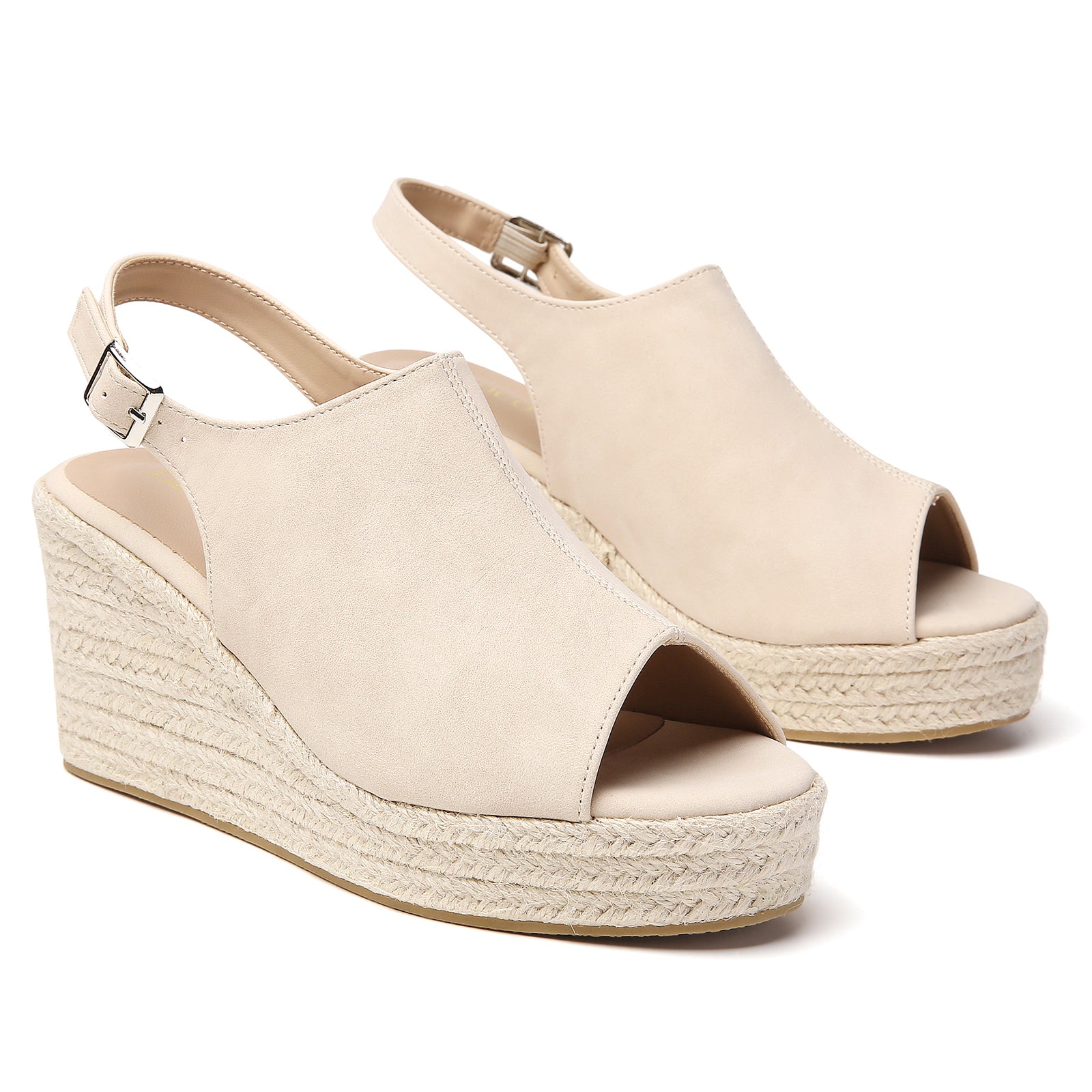 TILOCOW WOMEN BEIGE WEDGE ESPAADRILLES