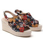 TILOCOW WOMEN FLORAL WEDGE ESPAADRILLES