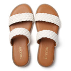 TILOCOW WOMEN WHITE SANDALS