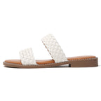 TILOCOW WOMEN WHITE SANDALS