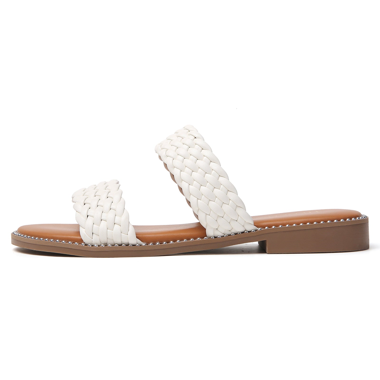 TILOCOW WOMEN WHITE SANDALS