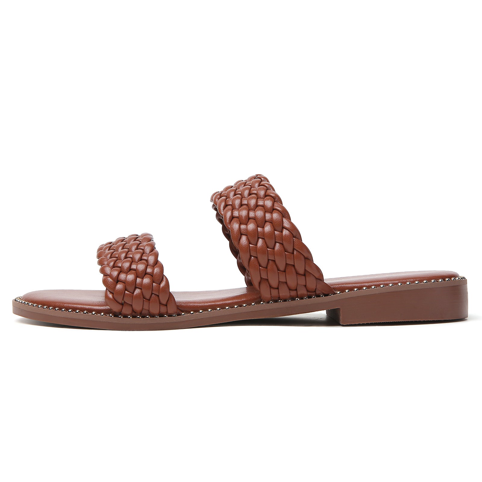 TILOCOW WOMEN DARK BROWN SANDALS