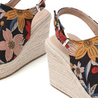 TILOCOW WOMEN FLORAL WEDGE ESPAADRILLES