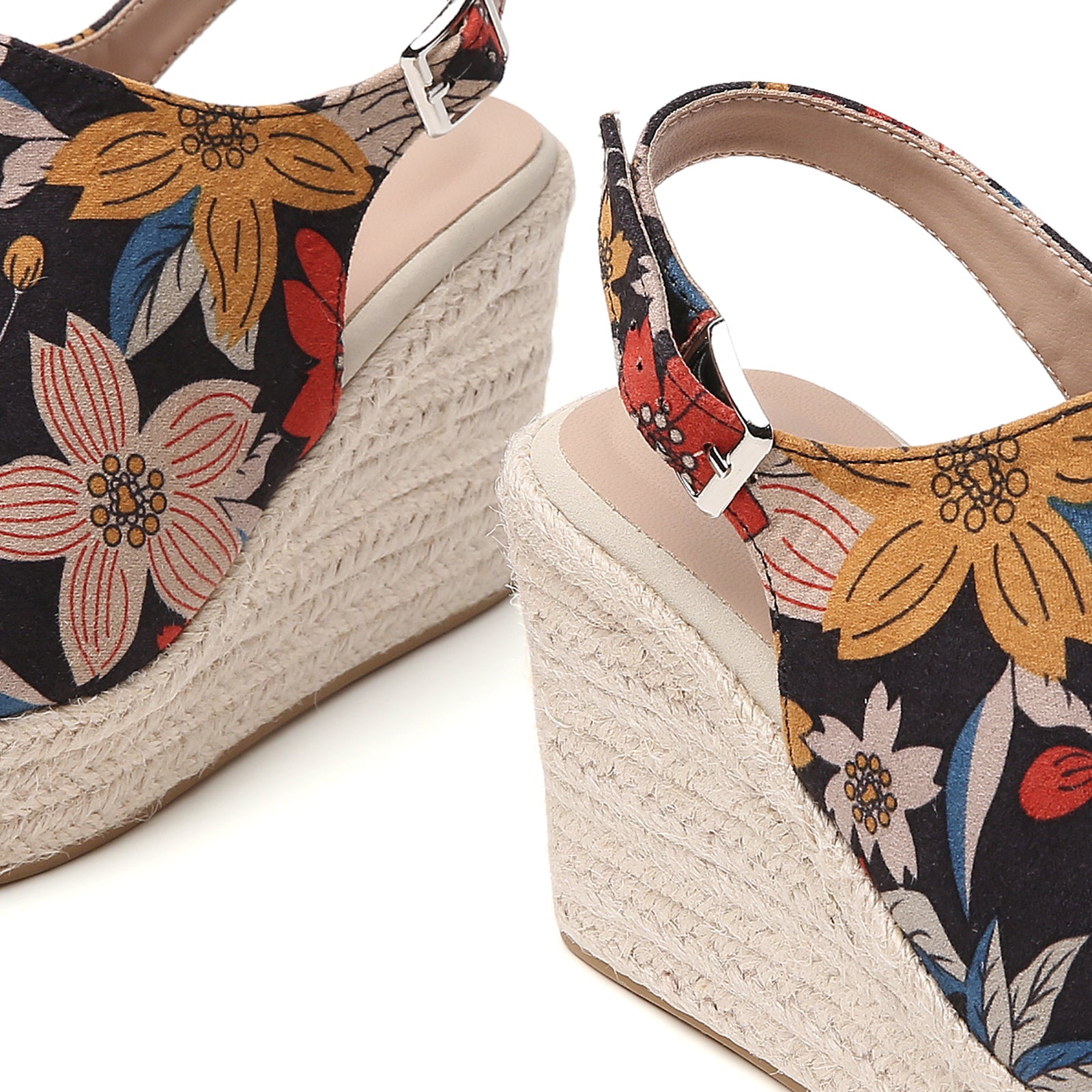 TILOCOW WOMEN FLORAL WEDGE ESPAADRILLES